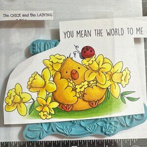 Stamping Bella The Chick And The Ladybug Rubber Stamp Set